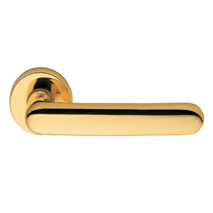 H 198 EERO AARNIO, VALLI - FUSITAL Brass door handle on rose By Valli
